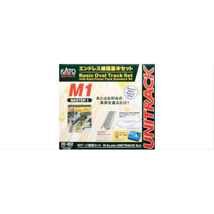 Kato K20-852 N Gauge Unitrack BM1 Basic Oval Track Set With Controller