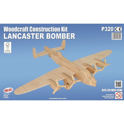 Quay P320 Lancaster Bomber Woodcraft Construction Kit