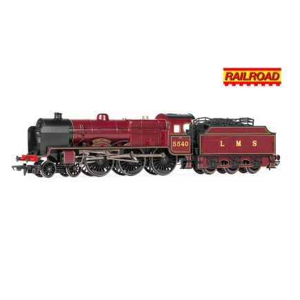 Hornby R30434 OO Gauge RailRoad LMS Patriot 4-6-0 5540 'Sir Robert Turnbull' LMS Crimson