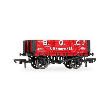 Hornby R60295 OO Gauge 4 Plank Wagon BQC No.423