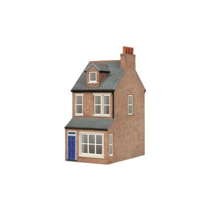 Hornby R7351 OO Gauge Victorian End of Terrace House Right End