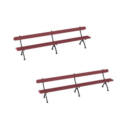 Hornby R8674 OO Gauge Benches x2