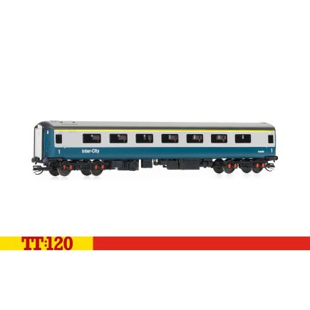 Hornby TT4018 TT Gauge BR Mk2F First Open Coach Blue And Grey M3374