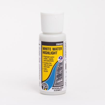 Woodland Scenics CW4529 White Water Highlight Water Tint