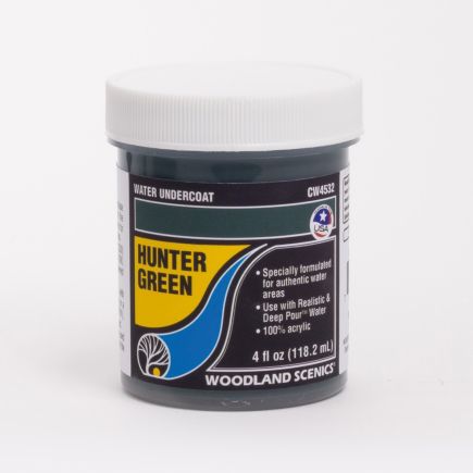 Woodland Scenics CW4532 Hunter Green Water Undercoat