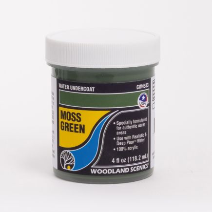 Woodland Scenics CW4533 Moss Green Water Undercoat