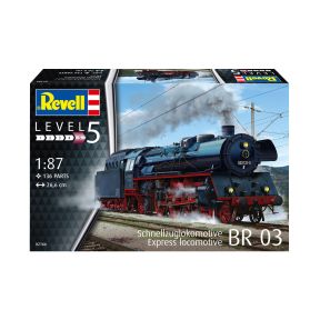 Revell 02166 German BR03 Locomotive with Tender Plastic Kit
