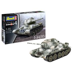 Revell 03319 German T34/85 Tank Plastic Kit