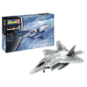 Revell 03858 Lockheed Martin F-22A Raptor Plastic Kit