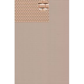 Slaters 0442 2mm Roofing Tile Grey Embossed Plasticard