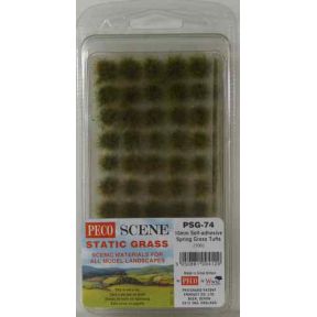 Peco PSG-74 Static Grass 10mm Self Adhesive Spring Grass Tufts