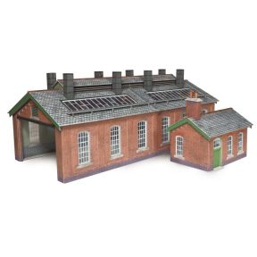 Metcalfe PO313 OO Gauge Double Track Engine Shed Card Kit