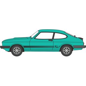 Oxford Diecast 120CAP009 TT Gauge Ford Capri Mk3 Peppermint Sea Green