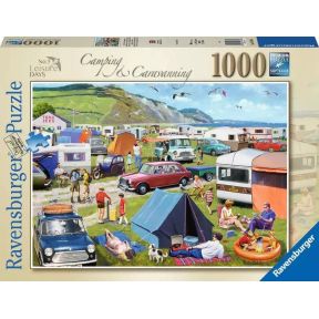Ravensburger 16763 Camping And Caravanning 1000 Piece Jigsaw Puzzle