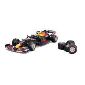 Bburago 18-28015V Red Bull Max Verstappen With Changeable Tyres