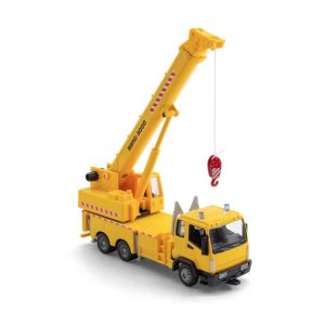 Bburago 18-32265 Municipal Construction Truck with Crane Yellow