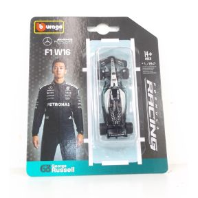 Bburago 18-60163R No.63 George Russell Mercedes-AMG F1 W16 E 2025 Season Diecast Model