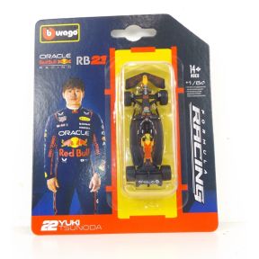 Bburago 18-60163T No.22 Yuki Tsunoda Red Bull Racing RB21 2025 Season Diecast Model