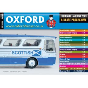 Oxford Diecast Catalogue February - August 2023