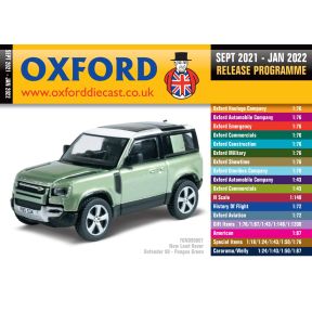 Oxford Diecast September 2021 To January 2022 Catalogue