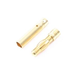 Gold Connectors 4.0mm Female (10)