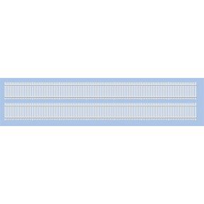 Ratio 244 N Gauge GWR Trackside Fencing White Straights