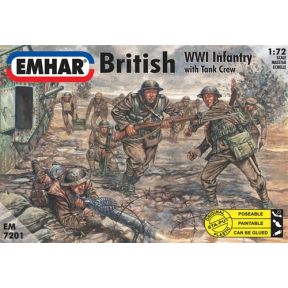 Emhar 7201 British Infantry & Tank Crew WWI Figures