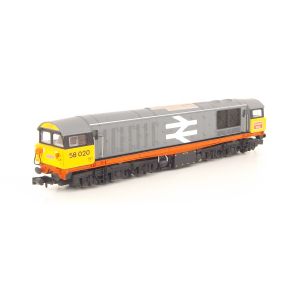 Dapol 2D-058-002 N Gauge Class 58 58020 'Doncaster Works' Railfreight Red Stripe Revised