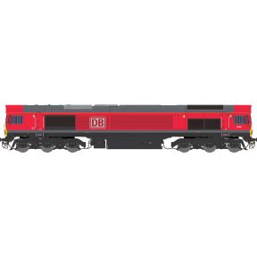 Dapol 2D-066-001 N Gauge Class 66 66001 DB Red
