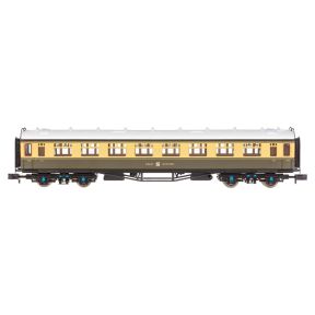 Dapol 2P-000-160 N Gauge GW Collett Third Class Coach GW Chocolate And Cream 1133