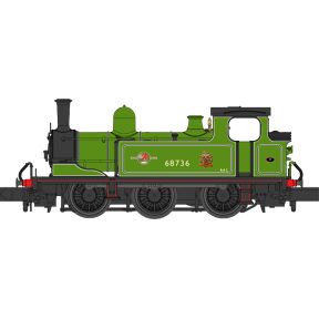 Dapol 2S-072-007 N Gauge LNER J72 0-6-0 68736 BR Apple Green Late Crest