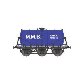 Dapol 2F-031-031 N Gauge 6 Wheel Milk Tanker Milk Marketing Board Blue No.113