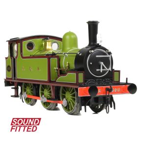 Bachmann 31-065SF OO Gauge NER E 0-6-0 Tank 495 NER Lined Green And Maroon DCC Sound Fitted
