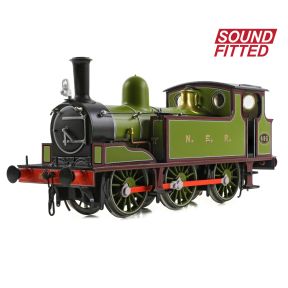 Bachmann 31-065SF OO Gauge NER E 0-6-0 Tank 495 NER Lined Green And Maroon DCC Sound Fitted