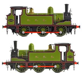 Bachmann 31-065SF OO Gauge NER E 0-6-0 Tank 495 NER Lined Green And Maroon DCC Sound Fitted