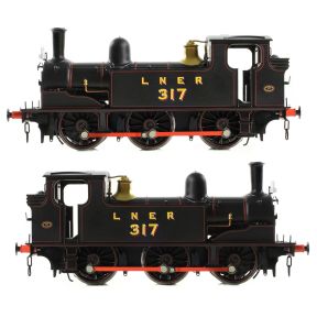 Bachmann 31-066 OO Gauge NER E J71 0-6-0 Tank 317 LNER Lined Black