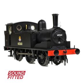 Bachmann 31-069SF OO Gauge NER E J71 0-6-0 Tank 68260 BR Black Early Emblem DCC Sound Fitted