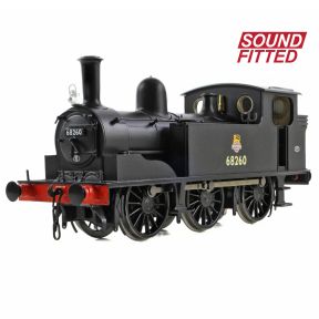 Bachmann 31-069SF OO Gauge NER E J71 0-6-0 Tank 68260 BR Black Early Emblem DCC Sound Fitted