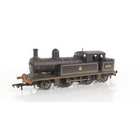 Bachmann 31-167DC-SH OO Gauge L&YR 2-4-2 Tank 50795 BR Black Early Crest Weathered DCC Fitted