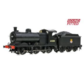 Bachmann 31-319ASF OO Gauge LNER J11 0-6-0 64305 BR Black Early Crest DCC Sound Fitted