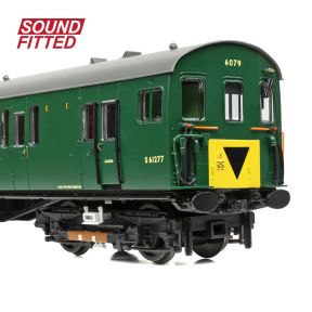 Bachmann 31-393SF OO Gauge Class 414 2 HAP 2 Car EMU 6079 BR Green Small Yellow Panels DCC Sound Fitted