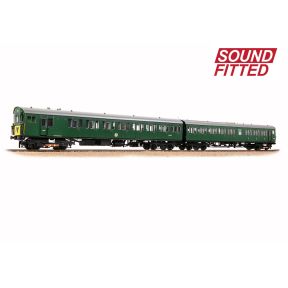Bachmann 31-393SF OO Gauge Class 414 2 HAP 2 Car EMU 6079 BR Green Small Yellow Panels DCC Sound Fitted