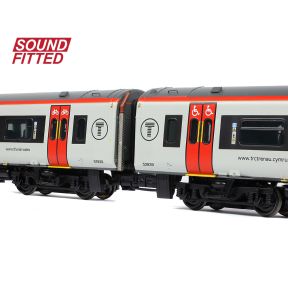 Bachmann 31-497SF OO Gauge Class 158 2 Car DMU 158839 Transport for Wales DCC Sound Fitted