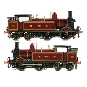 Bachmann 31-740A OO Gauge MR 1532 Tank 1725 Midland Railway Crimson Lake