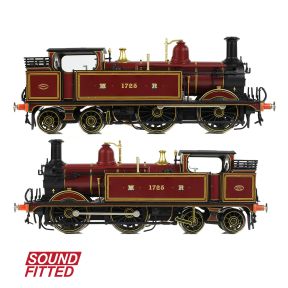 Bachmann 31-740ASF OO Gauge MR 1532 Tank 1725 Midland Railway Crimson Lake DCC Sound Fitted