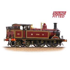 Bachmann 31-740ASF OO Gauge MR 1532 Tank 1725 Midland Railway Crimson Lake DCC Sound Fitted