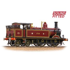 Bachmann 31-740BSF OO Gauge MR 1532 Tank 1718 Midland Railway Crimson Lake DCC Sound Fitted