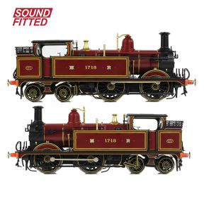 Bachmann 31-740BSF OO Gauge MR 1532 Tank 1718 Midland Railway Crimson Lake DCC Sound Fitted