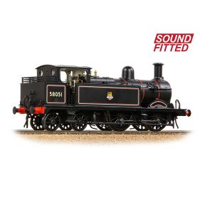 Bachmann 31-742ASF OO Gauge MR 1532 1P Tank 58051 BR Lined Black Early Emblem DCC Sound Fitted