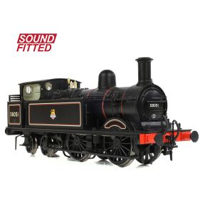 Bachmann 31-742ASF OO Gauge MR 1532 1P Tank 58051 BR Lined Black Early Emblem DCC Sound Fitted